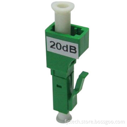 Single Mode LC/APC Hybrid Fiber-optic Attenuator